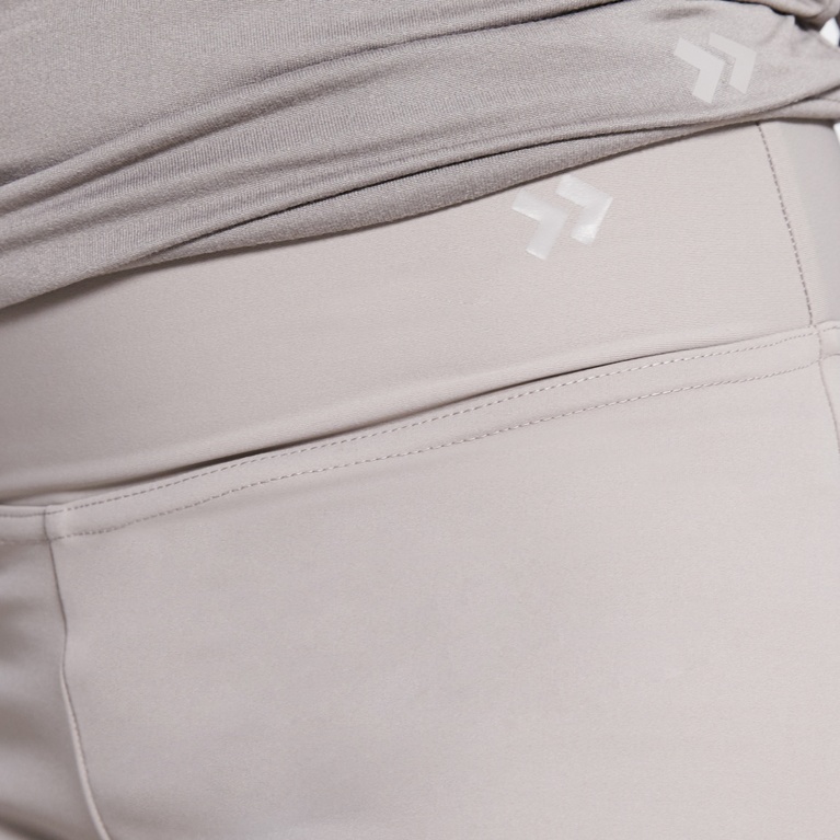 Flared training tights "Bounce" Beige